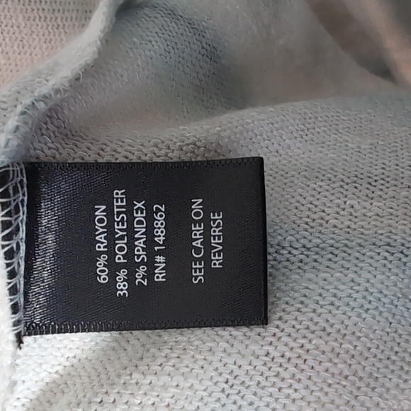 Torrid Hacci pastel striped, hi-low duster length sweater. Sz 2X. - Picture 6 of 6